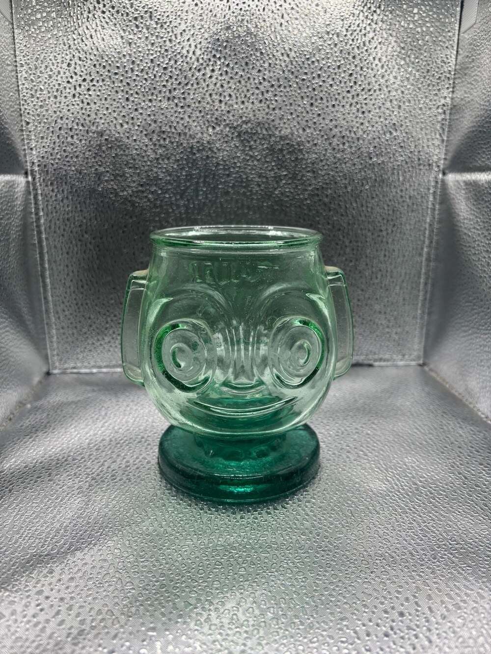 Trader Sam's Enchanted Tiki Bar Hippopoto Mai-Tai Green Glass Tiki Mug